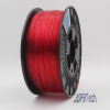 Bobine de filament PETG rouge transparent 1.75mm 1kg 3DfilTech