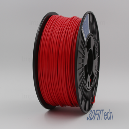 Bobine de filament PLA Rouge 1.75mm 0.5kg 3DFilTech